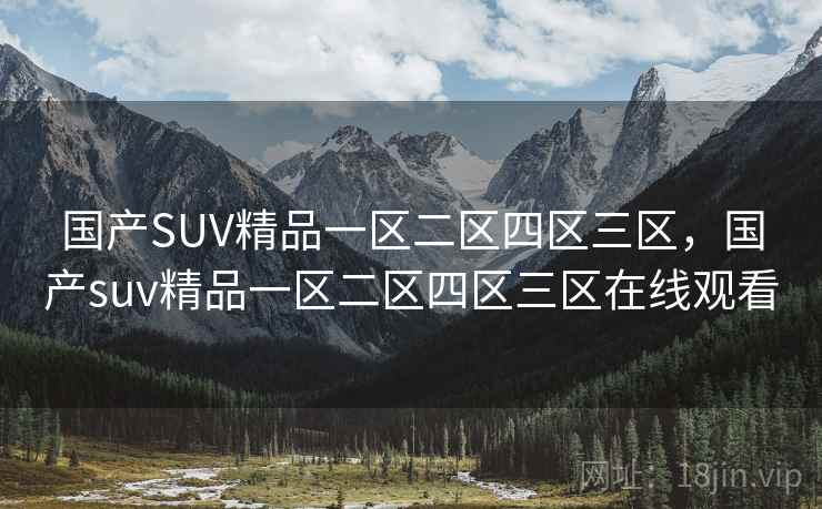 国产SUV精品一区二区四区三区,国产suv精品一区二区四区三区在线观看